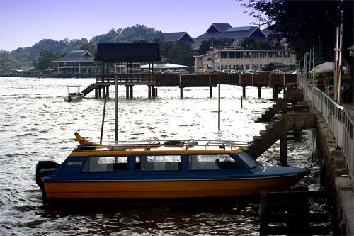 Speed Boat at Bruneis River