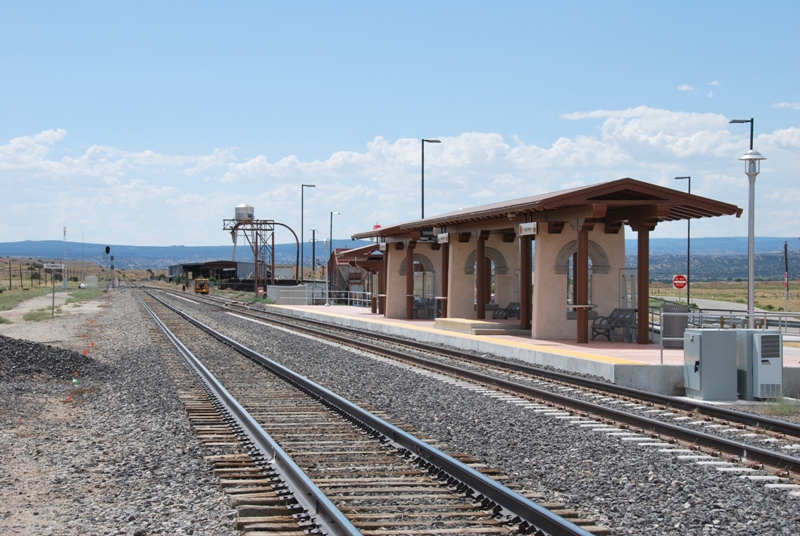 new New Mexico Rail Runner depot