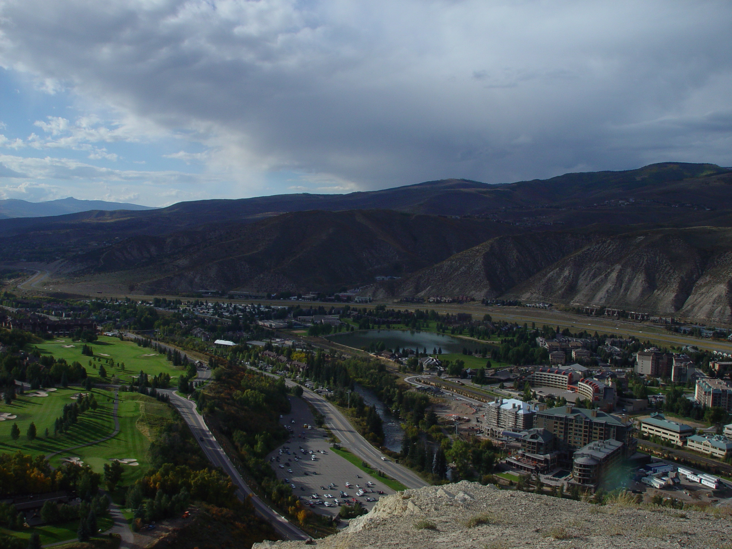 hilltop valley view, vail region CO