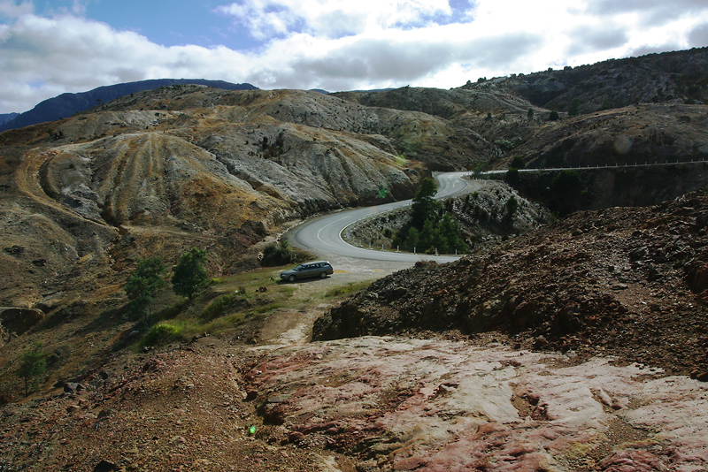 Moonscape at Queenstown, Tasmania photo - Sheila Smart ...