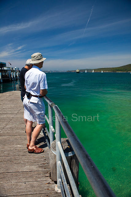 Fred and Bob at Manly Wharf