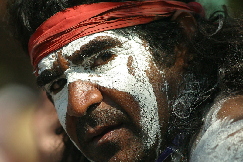Aboriginal busker