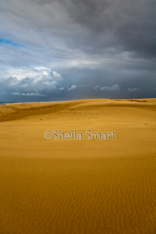 Storm approaching Birubi Beach 