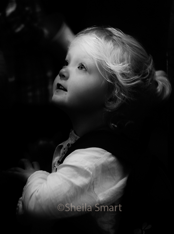 Little girl on ferry 