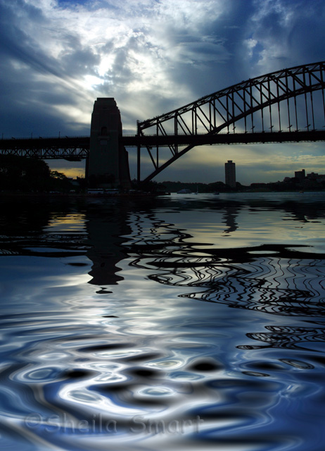 Sydney Harbour Bridge reflection