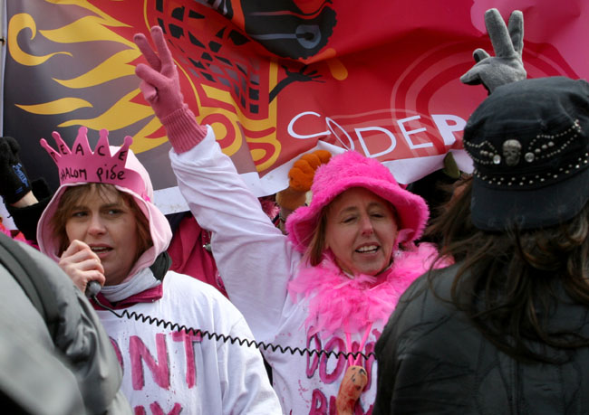 Code Pink<br>(walking the gauntlet)