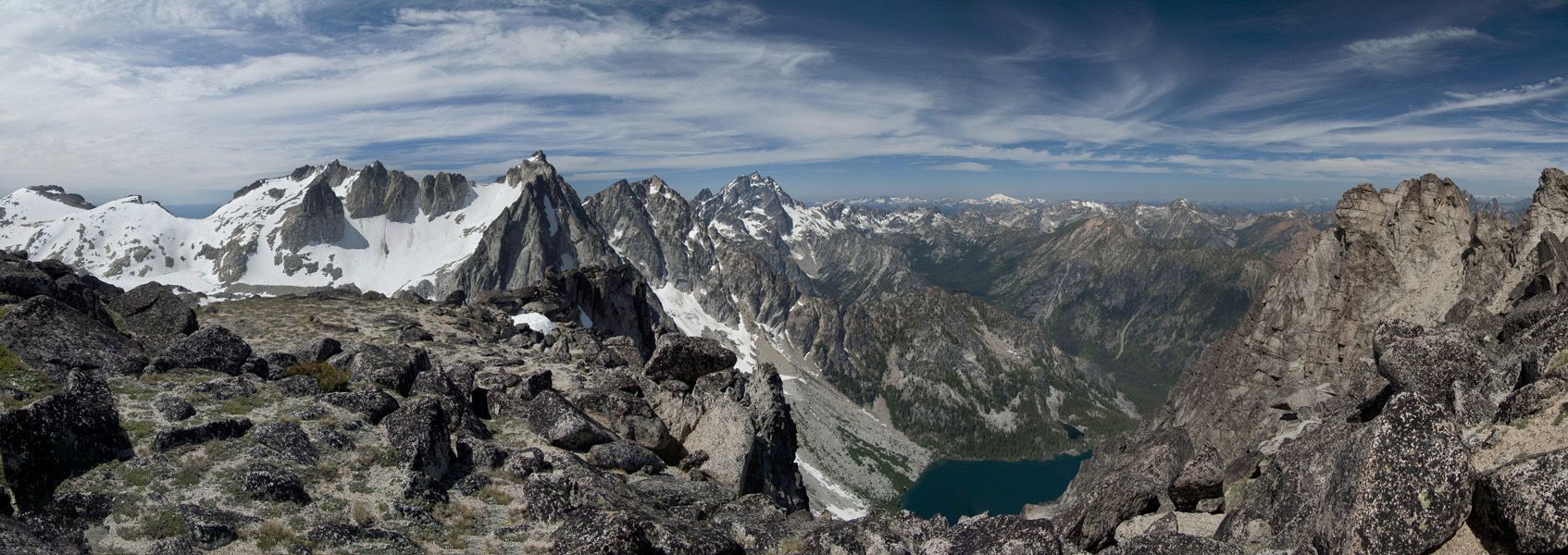 Mt Stuart, Colchuck Lake and Mt Daniel