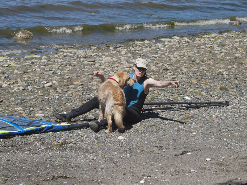 Rigging windsurfer with Gibson