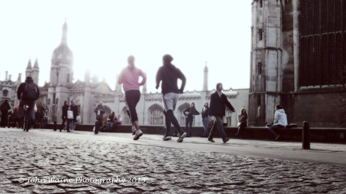 Running Past Kings College