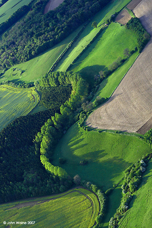 Curvy Cotswold Countryside