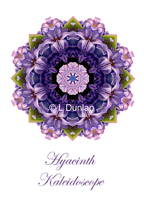 27 - Hyacinth Kaleidoscope Card