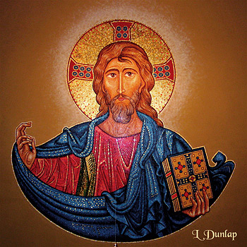 Cathedral Of Christ The King, Mosaic Icon Of Christ, Word Of God