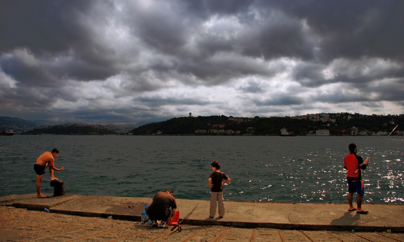 A cloudy day at Bosphorus