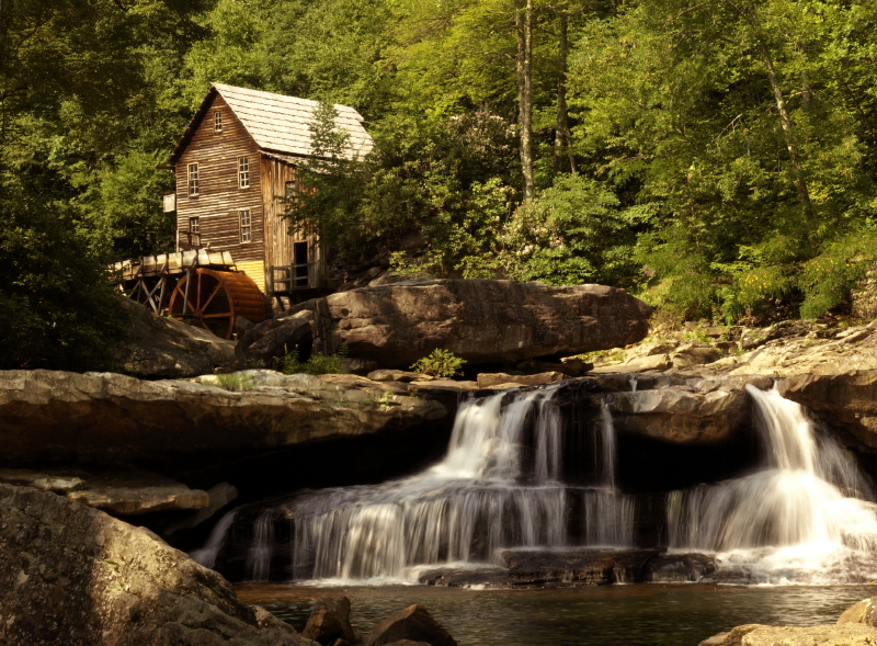 Glade Creek grist mill in Babcock State Park, WV - on the way home...