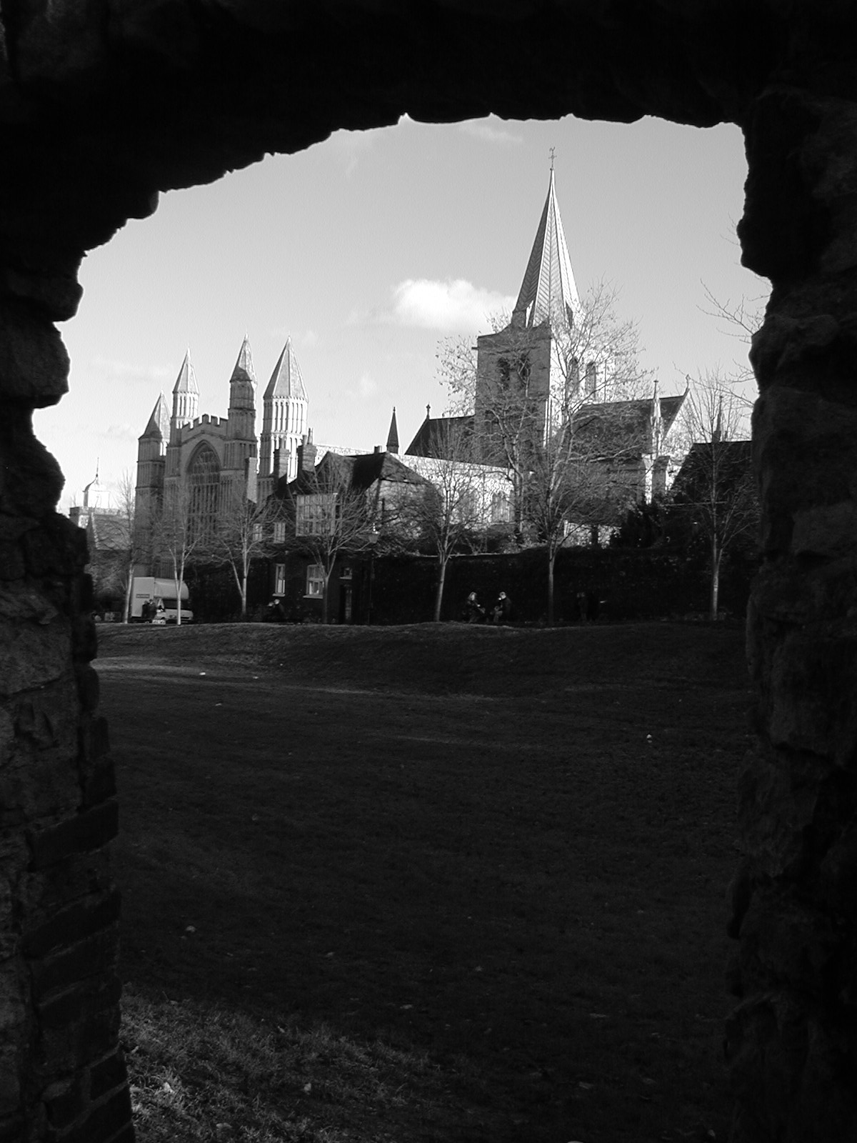 View of Rochester Cathedral from the Castle (12/3)