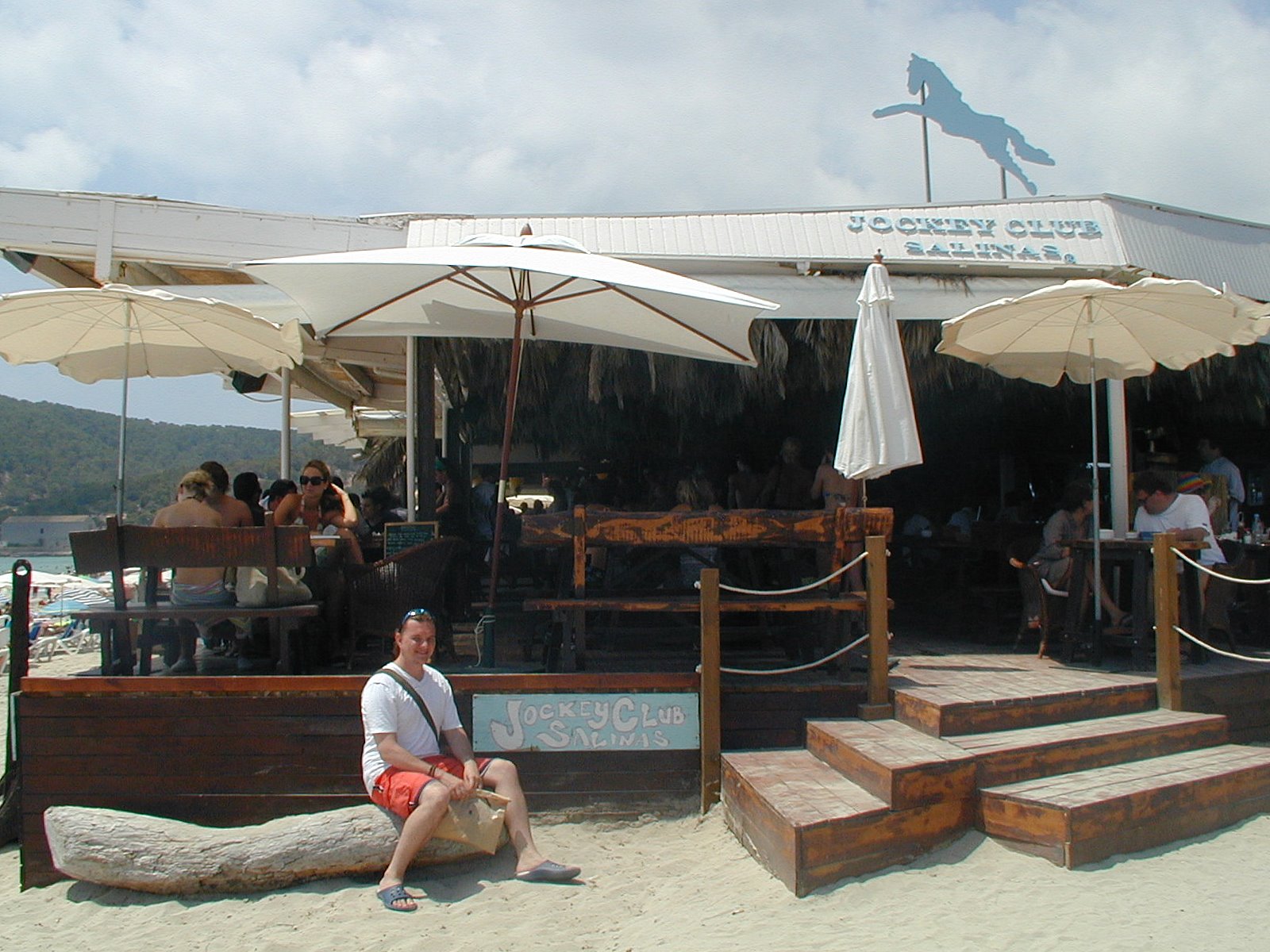 Me at the Jockey Club, Ses Salinas Beach (20/7)