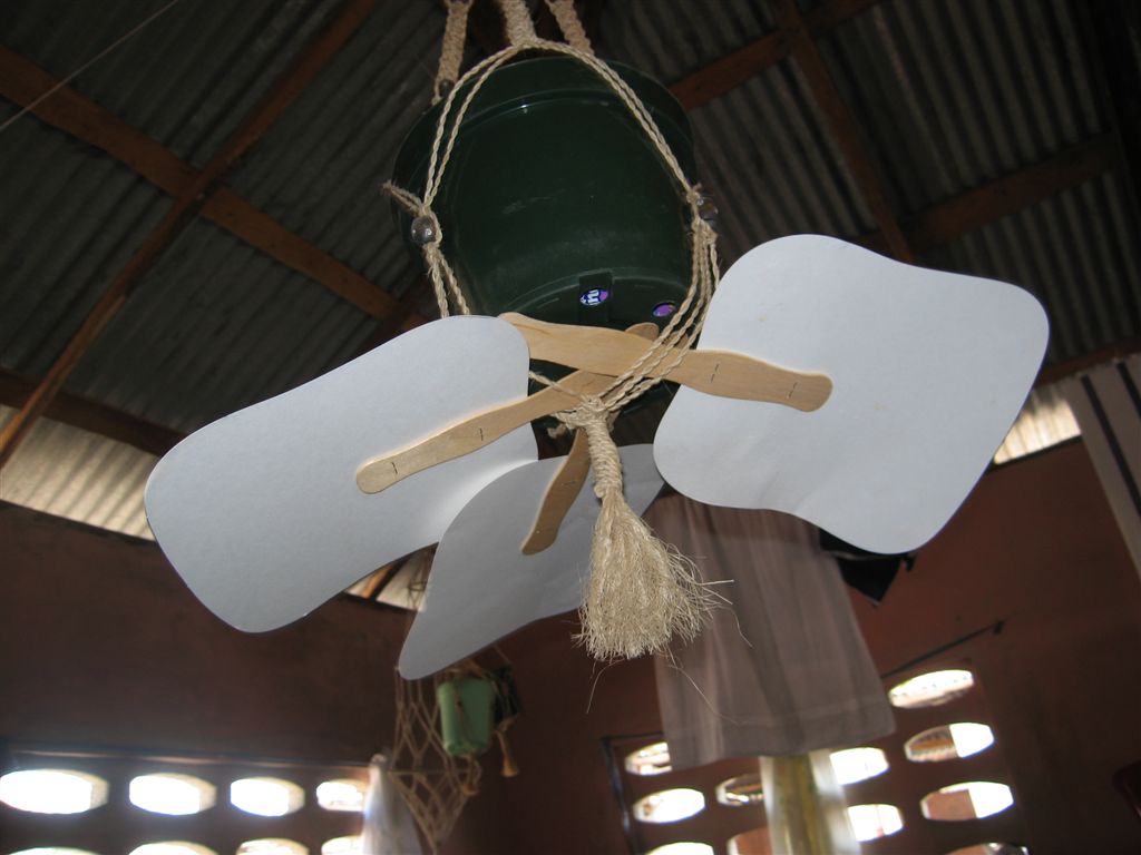 home made ceiling fan