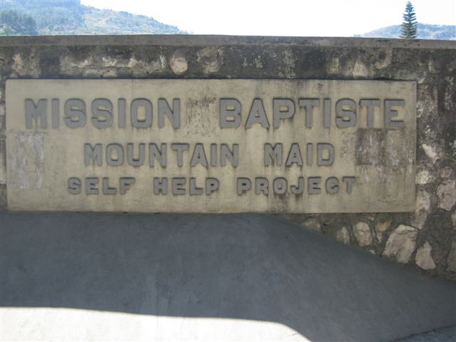 Mission Baptiste Mountain Maid Self Help Project
