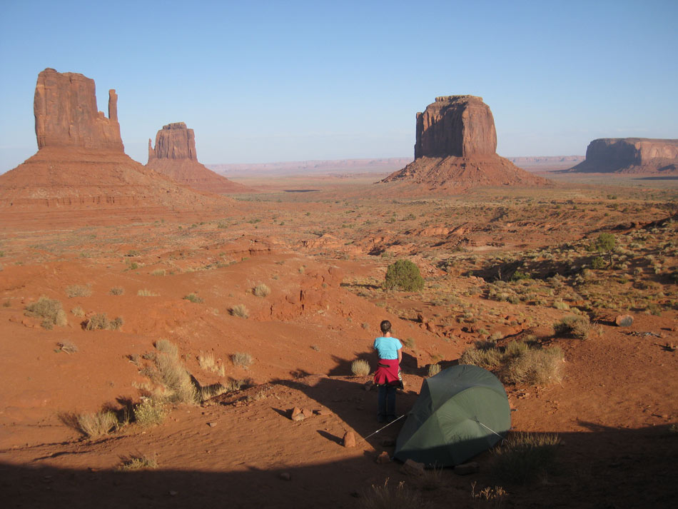 2009 Camp in Monument Valley, Arizona