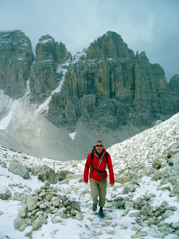 Summer snow above the Tridente