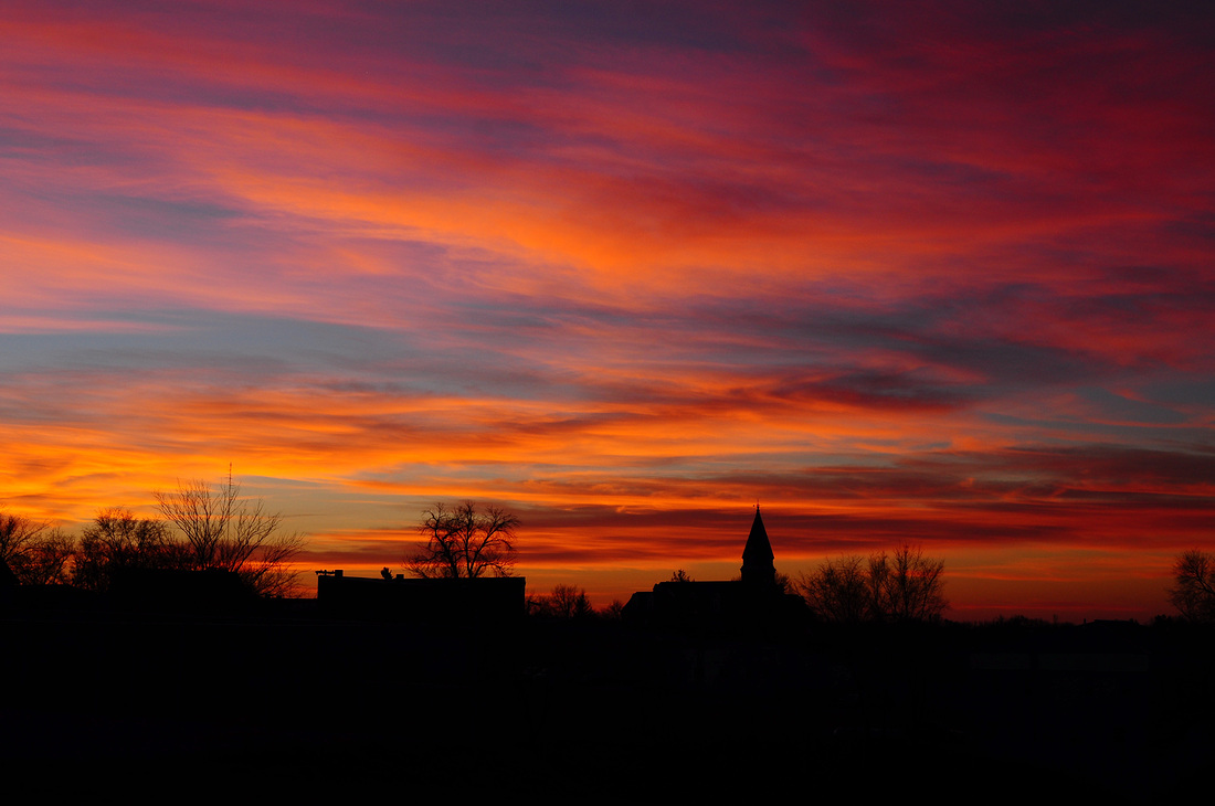 Sunrise over Albany