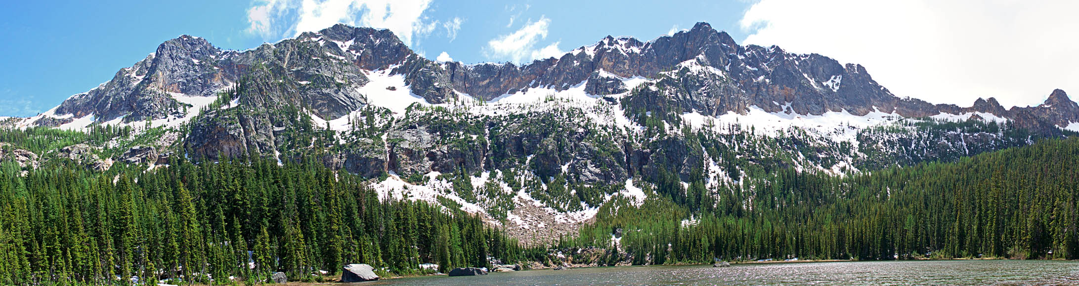 Cutthroat Peak and ridge