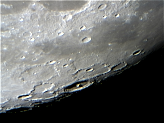 Webcam image, incl. craters Pythagoras & Harpalus