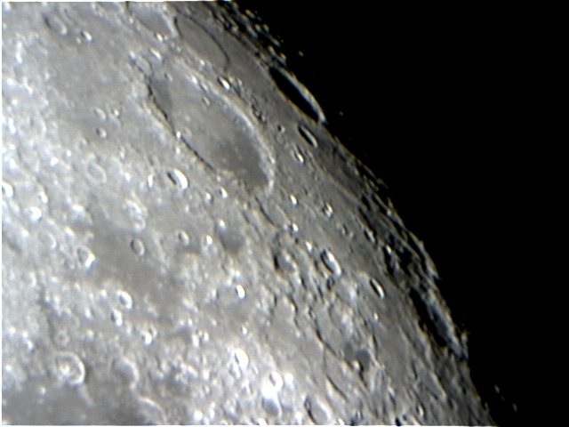 Webcam image, incl. crater Schickard