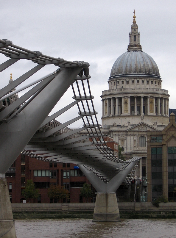 The Millenium Bridge and St. Pauls