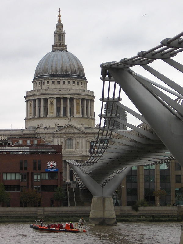 The Millenium Bridge and St. Pauls