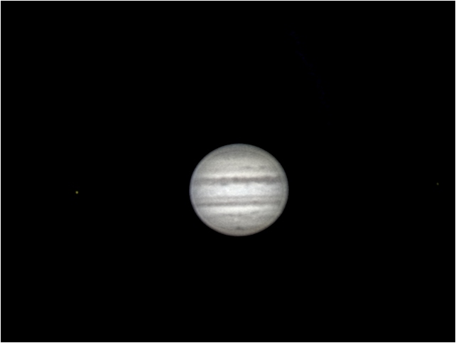Jupiter showing comet or asteriod impact scar