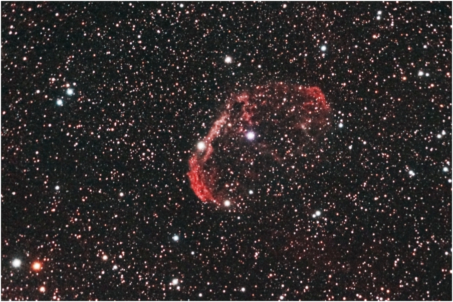 Crescent Nebula, NGC 6888, in Cygnus