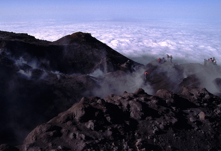Summit of Mount Etna, September 2002