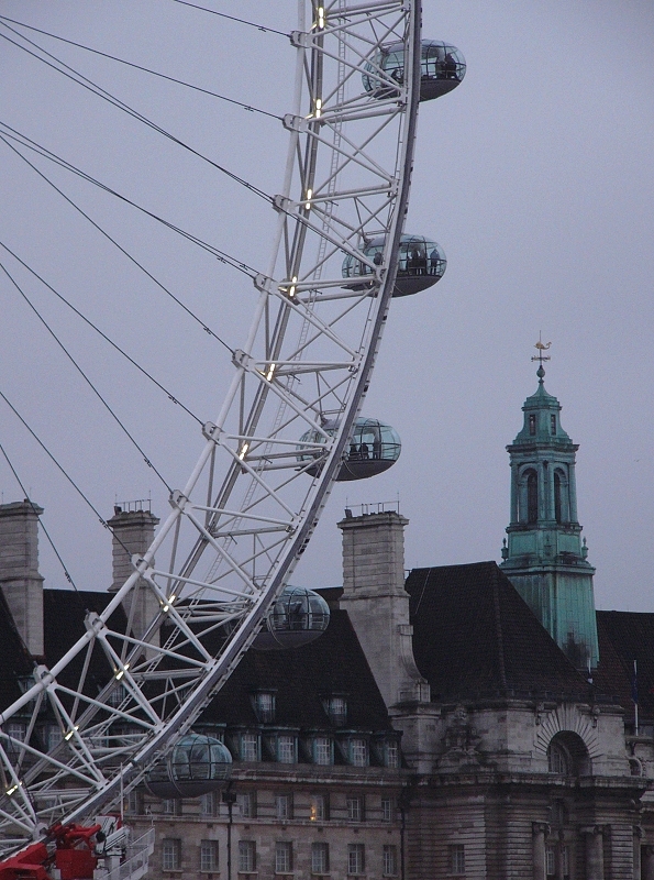 London Eye & former GLC building