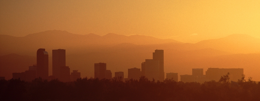 Denver at sunset