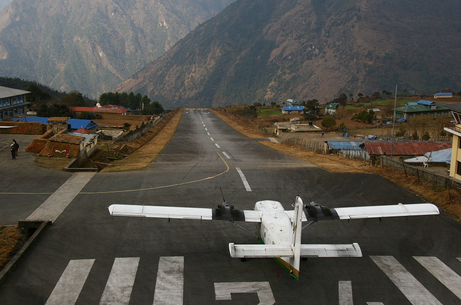 Our Twin Otter at Lukla