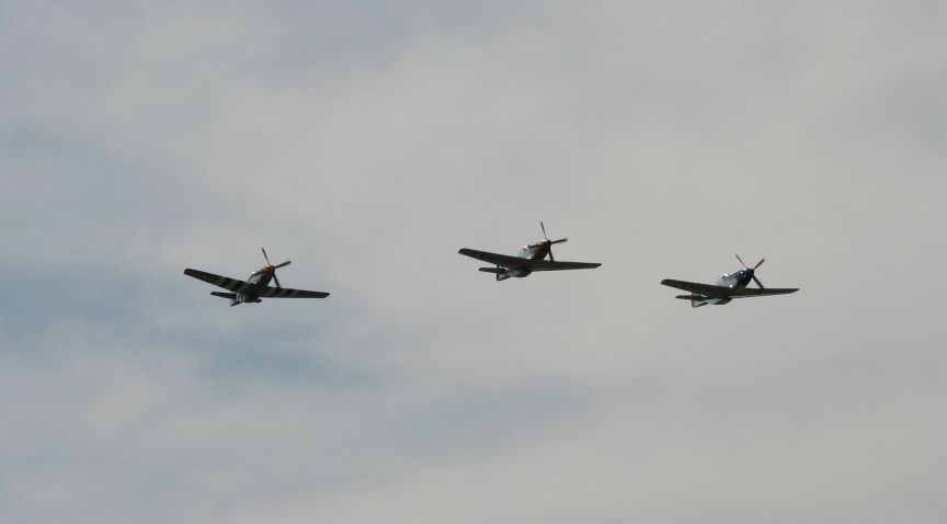 North American P-51 Mustangs