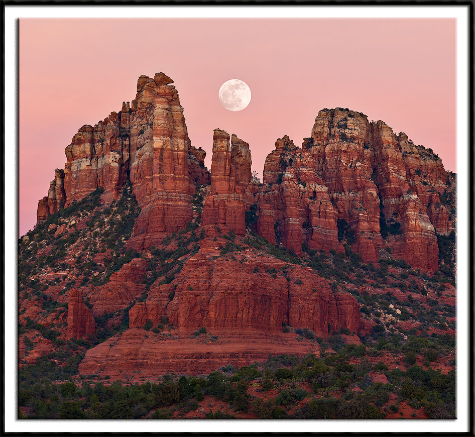 Moonrise at Sunset