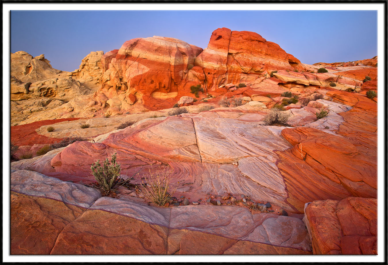 Colorful Sandstone Formation