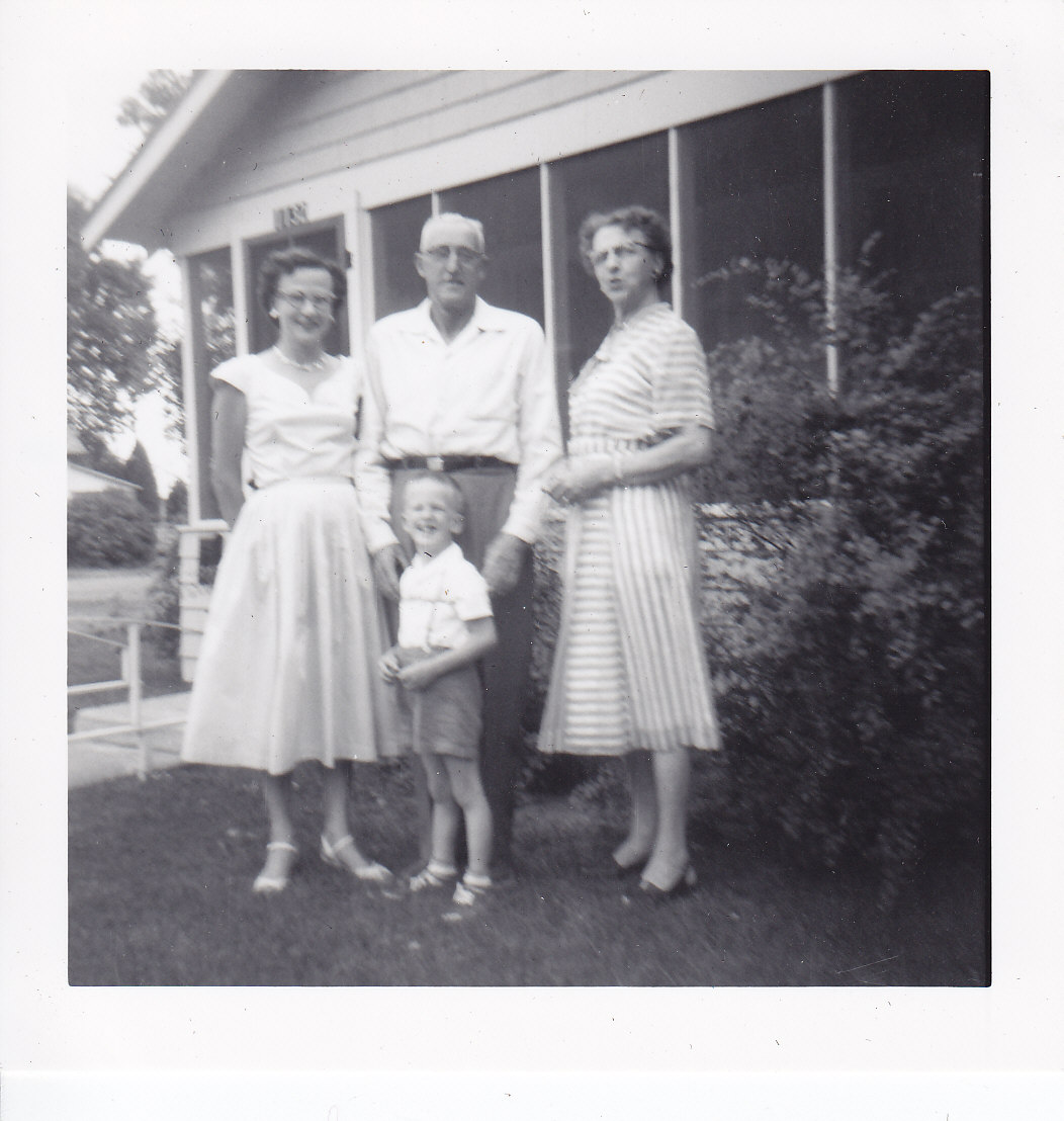 At Grandmas & Grandpas in Colorado 1957
