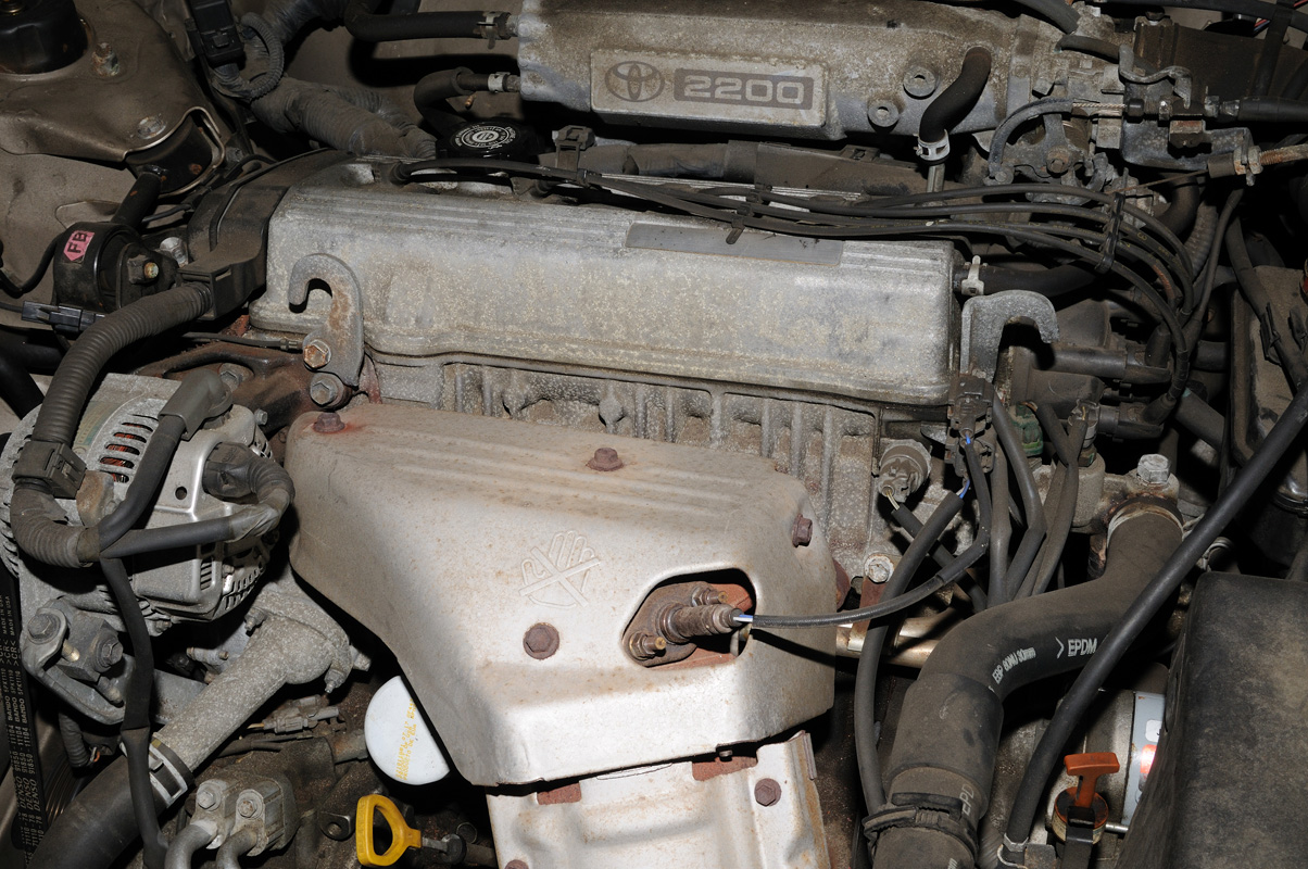 1996 Camry with exhaust manifold shield/cover