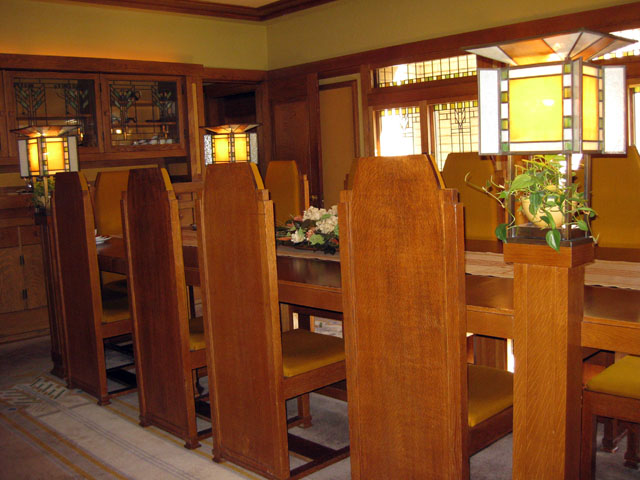 The dining room
