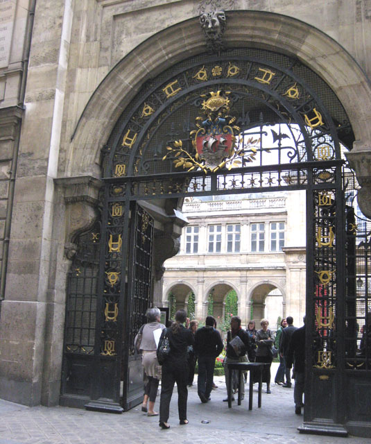 Entrance to Carnavalet Museum