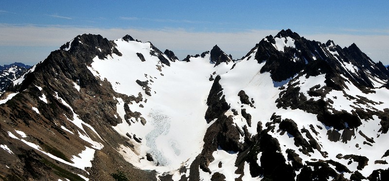 Eel  Glacier on Mt Anderson