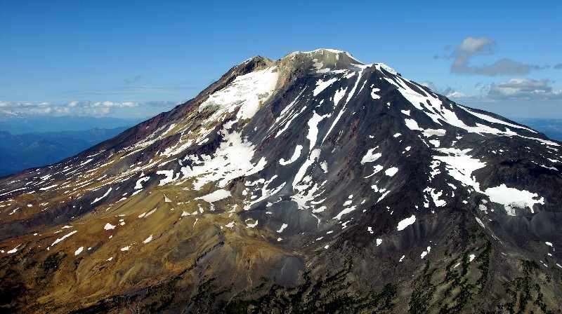 Pike Peak and Mt Adams