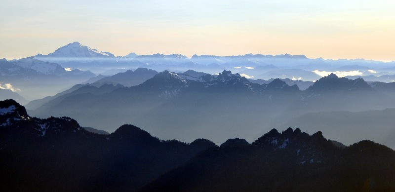 Glacier Peaks and valley
