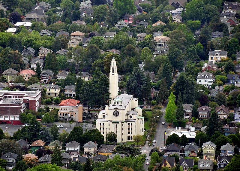 St Josephs and neighborhood homes