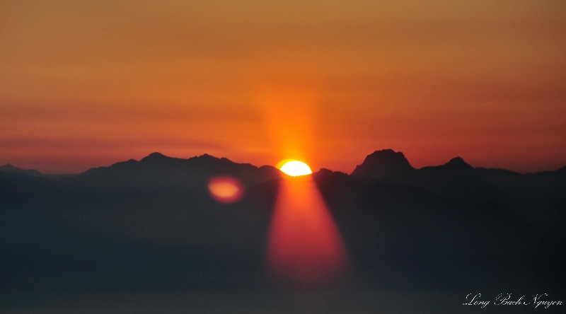 cresting the mountain