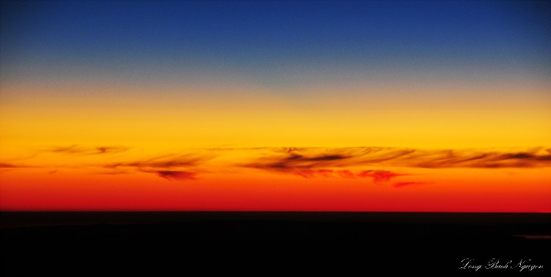 Tri-Colors of sunset