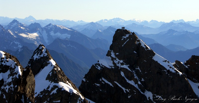 View from cabin on Three Fingers
